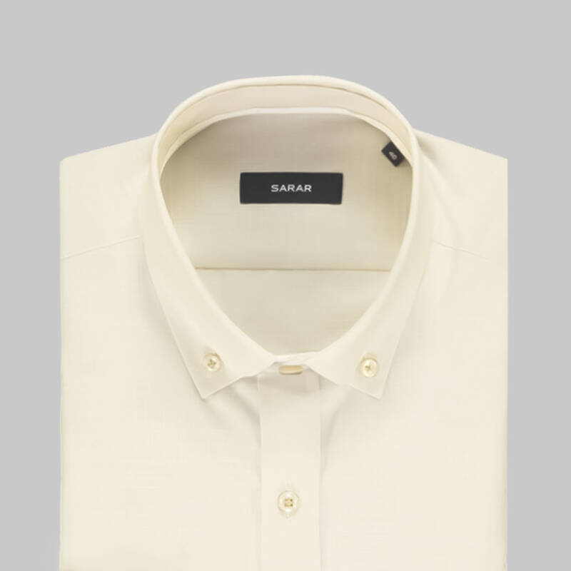 ELETA UZUN KOL SLIMEO BEJ GÖMLEK