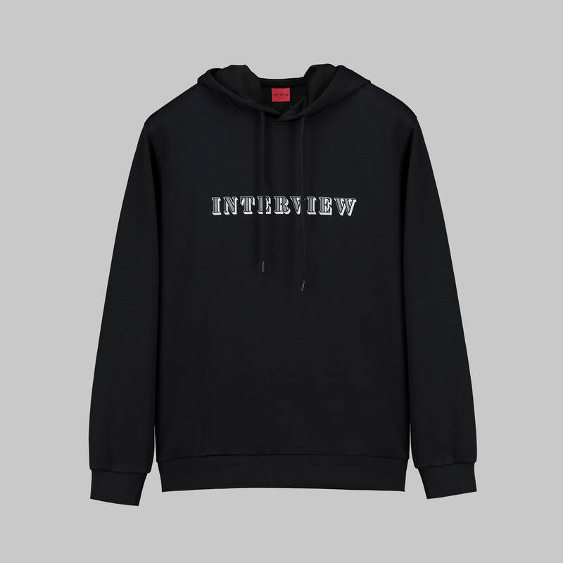 KAPÜŞONLU SİYAH SWEATSHIRT