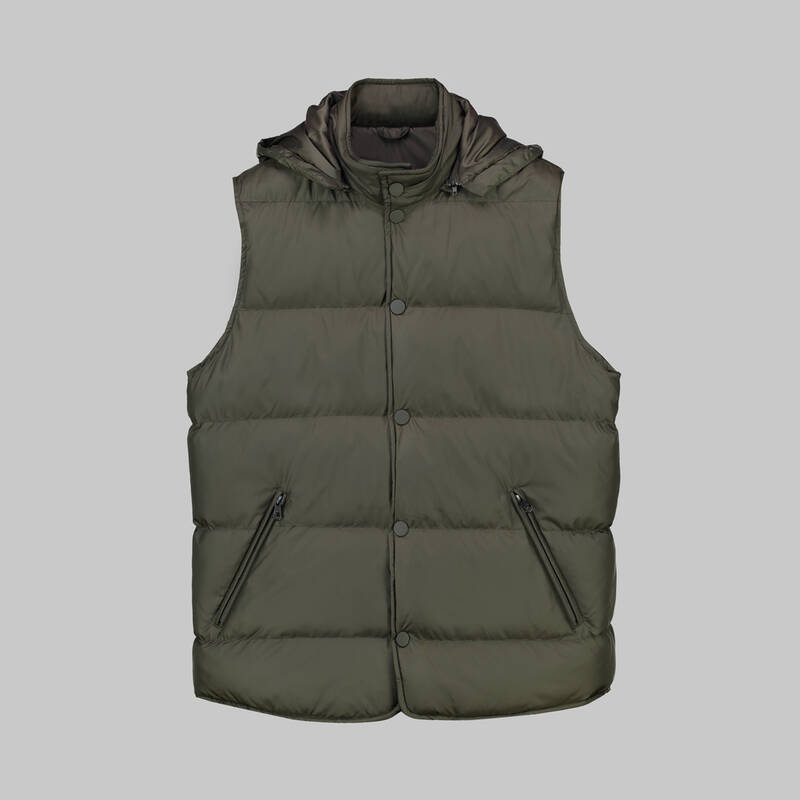 ÇIKMA KAPÜŞONLU DOLUM LACİVERT YELEK