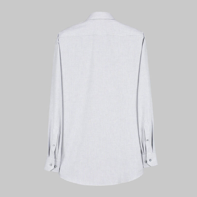 ELETA SELECTION KARELİ LACİVERT GÖMLEK