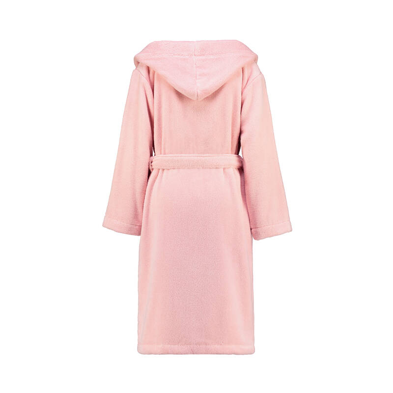 MICCO KAPUSONLU UNISEX BORNOZ BEJ