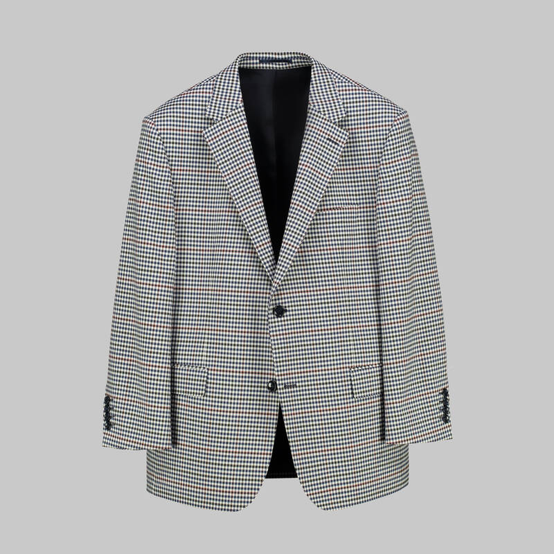 VARNA KARELİ AÇIK LACİVERT CEKET