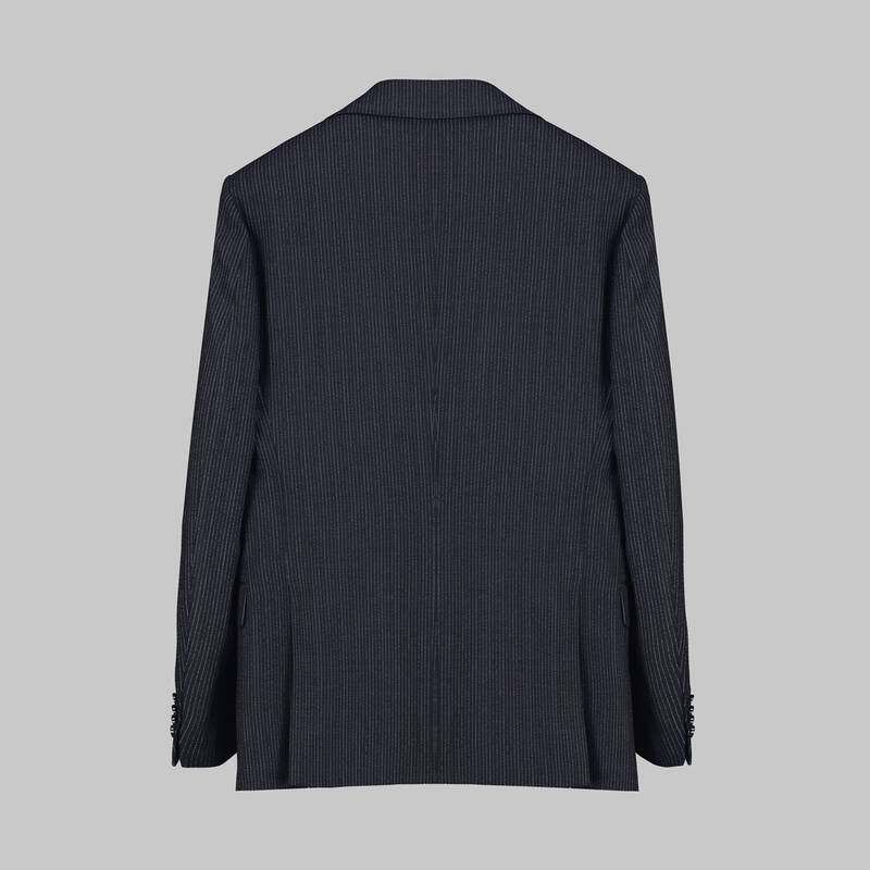 MERTENS RESTA ÇİZGİLİ KOYU LACİVERT TAKIM ELBİSE