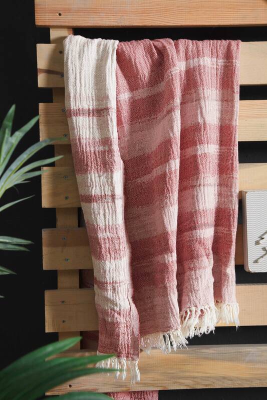 MARTA GRİ PLAJ HAVLUSU