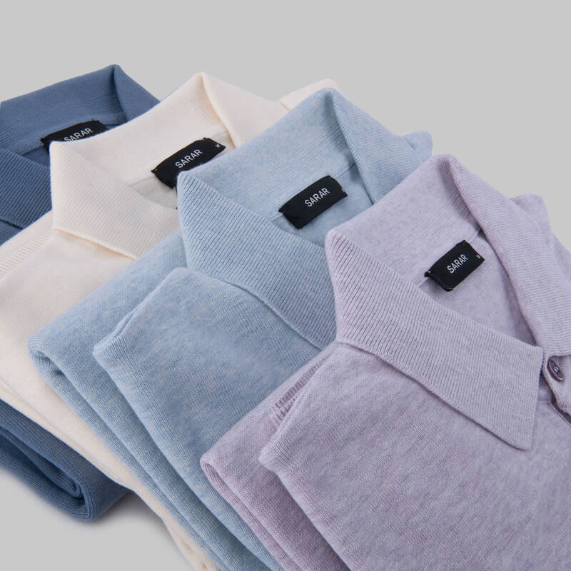 DÜĞMELİ POLO YAKA LACİVERT TRİKO