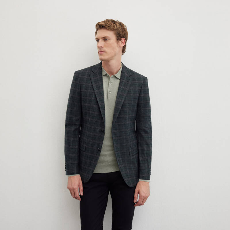 JAM KOYU LACİVERT CEKET