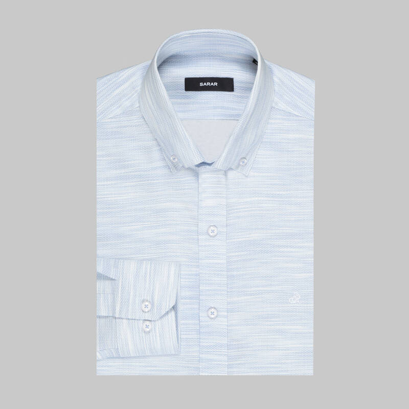 ELETA MAVİ SLİM GÖMLEK