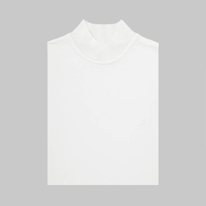 YARIM BALIKÇI YAKA SİYAH TRİKO