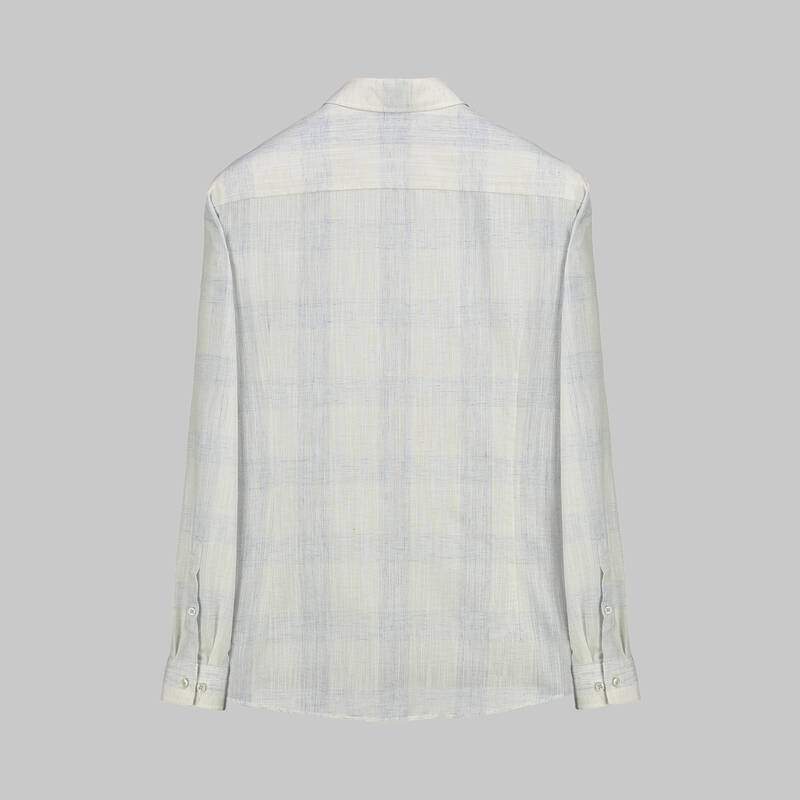 MINOR KARELİ MAVİ GÖMLEK