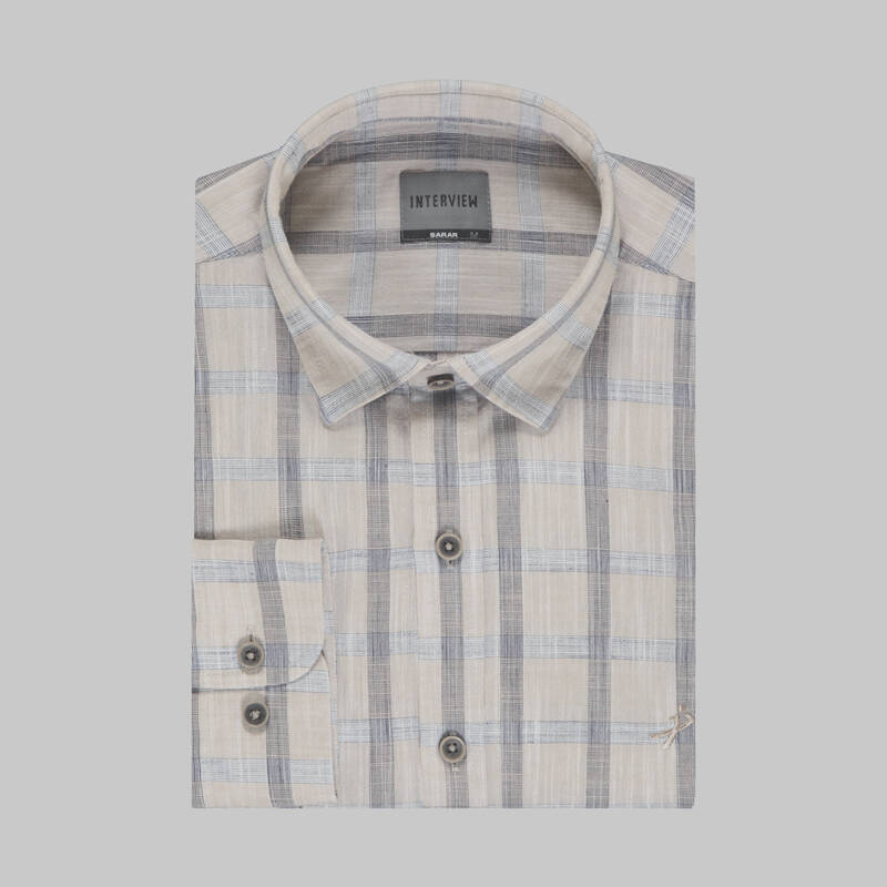 ARTOS KARE DESEN YEŞİL GÖMLEK