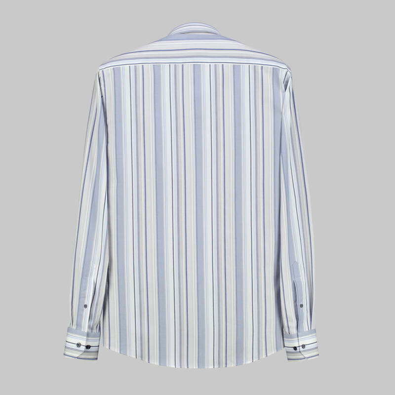 ELETA SLIMEO ERKEK MAVİ GÖMLEK