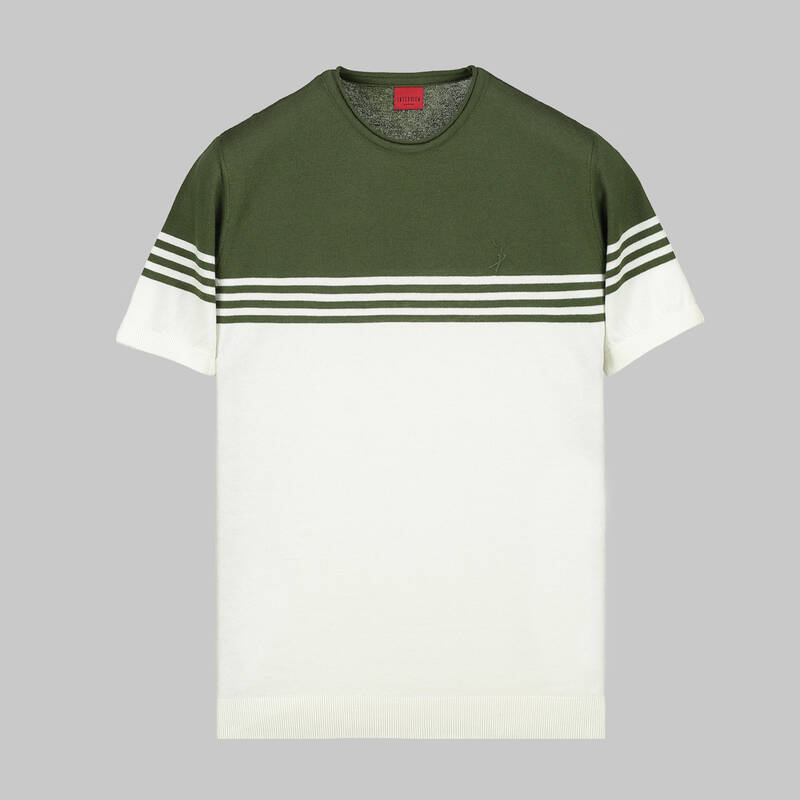 YEŞİL KISA KOL TRİKO