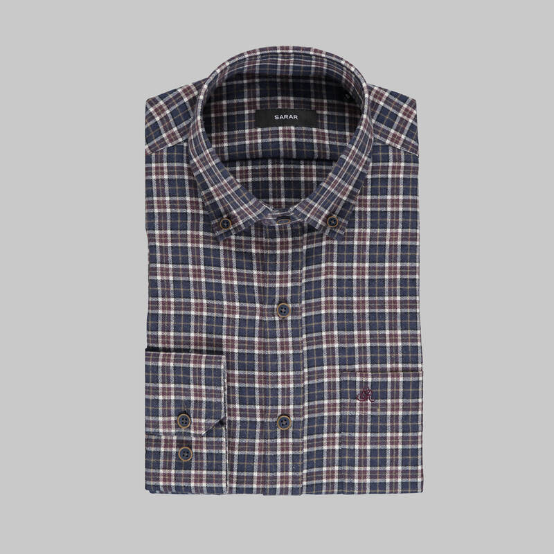 ELETA SELECTION UZUN KOL LACİVERT GÖMLEK