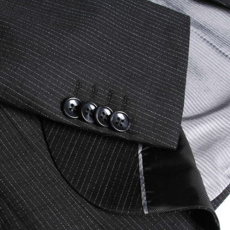 AMARA NASA RESTA YELEKLİ ÇİZGİLİ SİYAH TAKIM