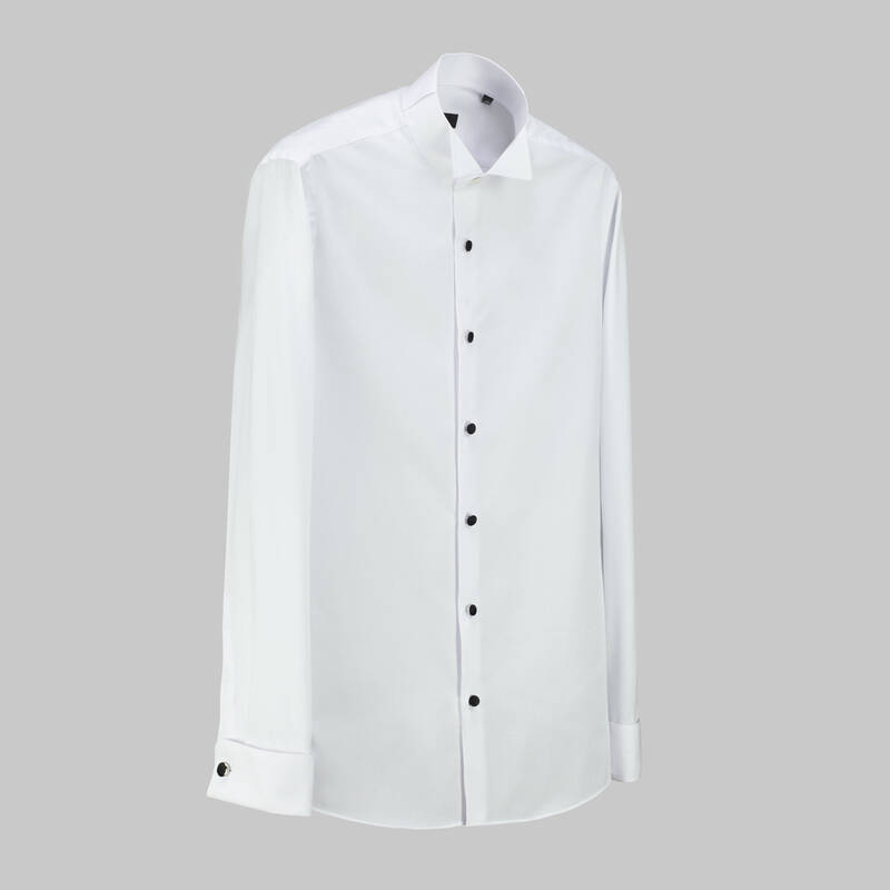 NOBILE BEYAZ SLIMEO SMOKİN GÖMLEK