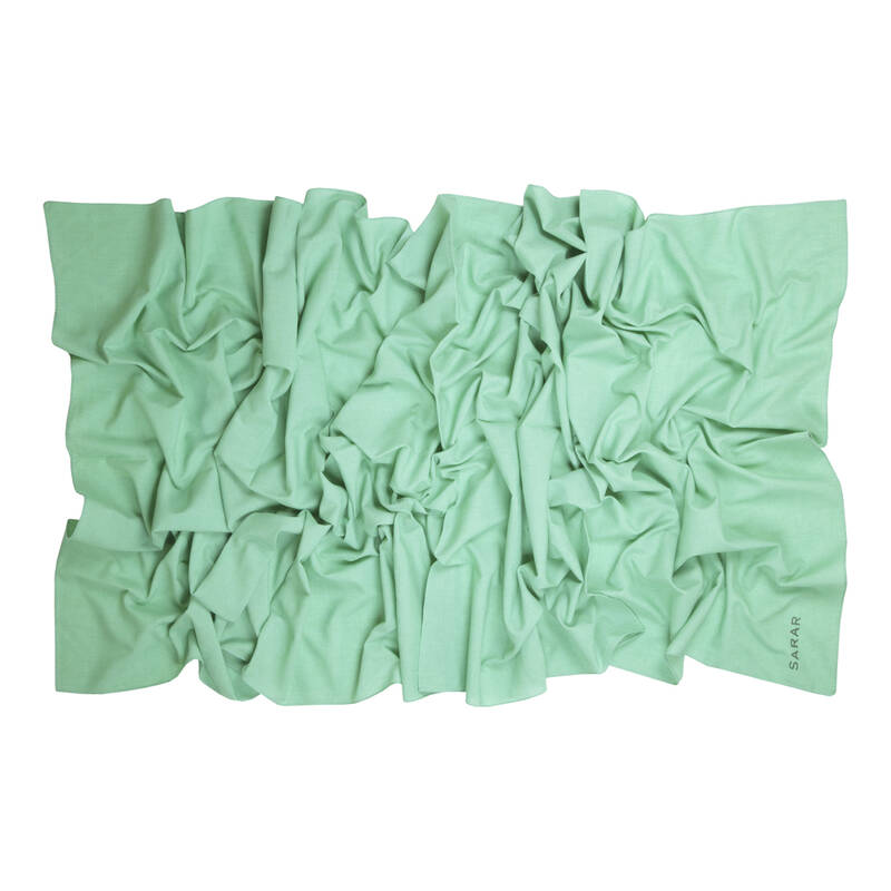 SİYAH PAMUK KETEN ŞAL