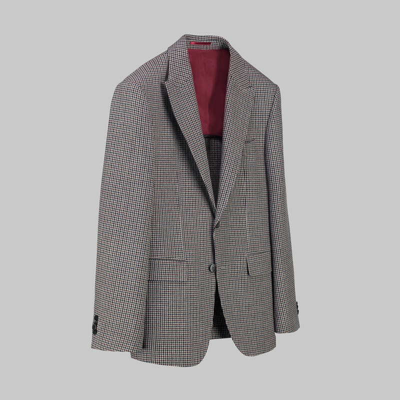 TENERESP DESENLİ AÇIK GRİ CEKET