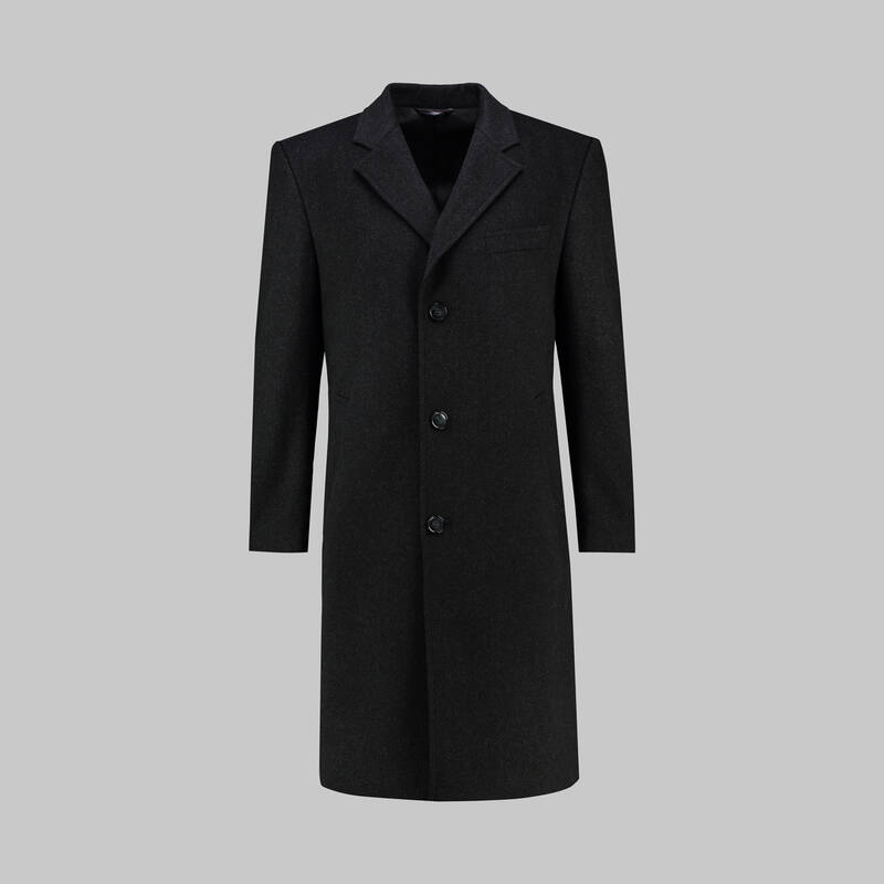 KOYU GRİ MİDGET PALTO