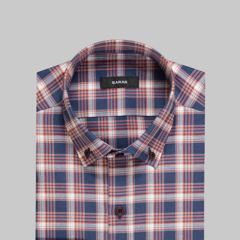 ELETA UZUN KOL KIRMIZI SLIM GÖMLEK