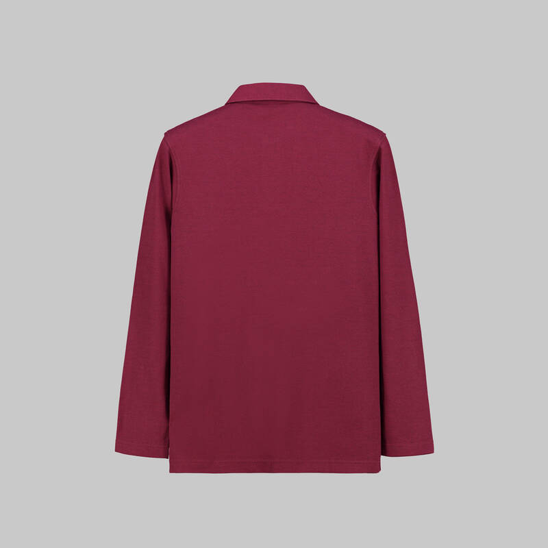 SARAR PREMIUM POLO YAKA BORDO SWEATSHIRT