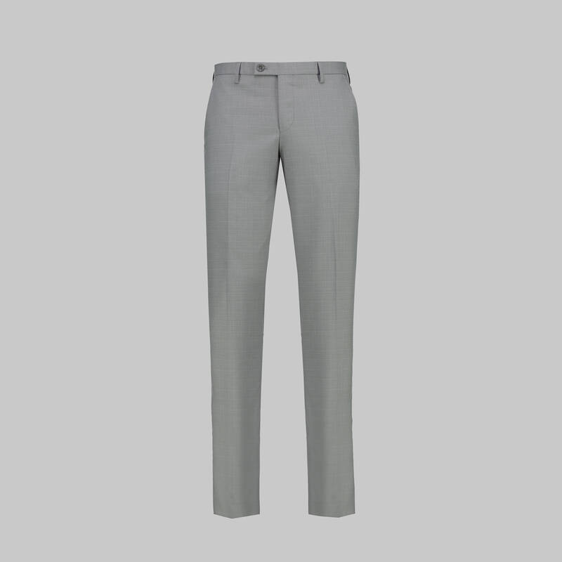 AMARA AÇIK GRİ KARELİ YELEKLİ TAKIM