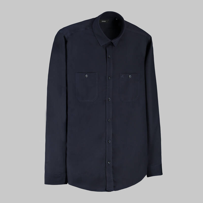 GİZA SELECTION LACİVERT GÖMLEK