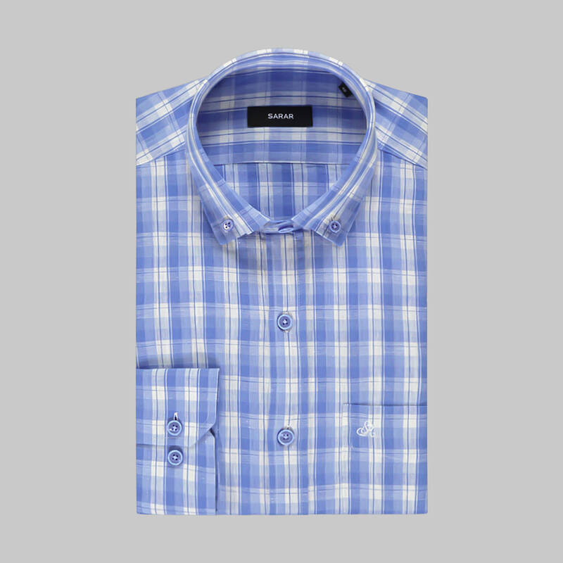 ELETA SELECTION UZUN KOL KOYU MAVİ GÖMLEK