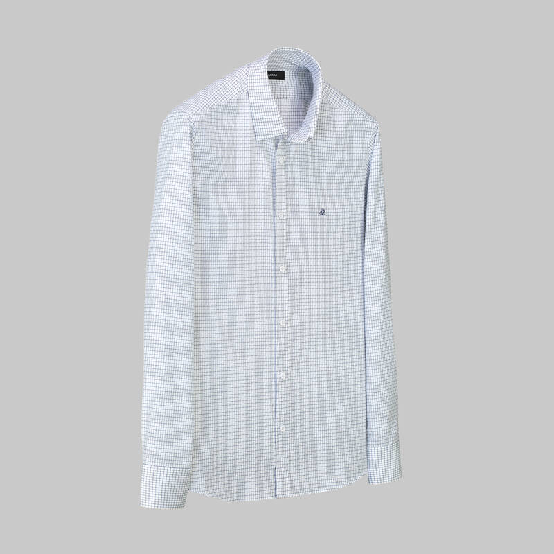 PISA KARELİ LACİVERT GÖMLEK