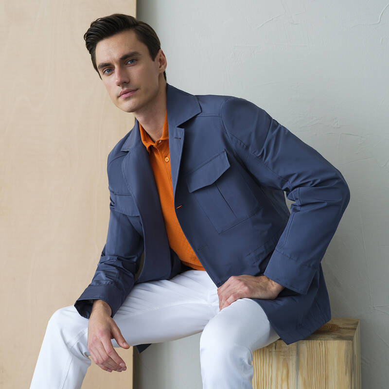 POLO YAKA PETEK DESENLİ YEŞİL TİŞÖRT