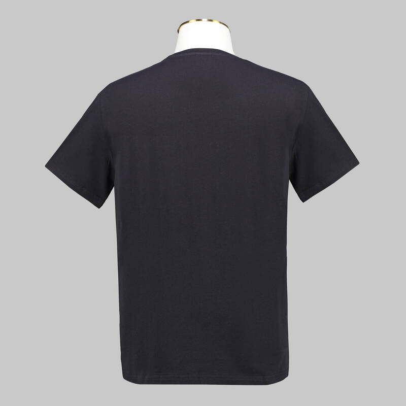 BİSİKLET YAKA CEPLİ SİYAH T-SHIRT