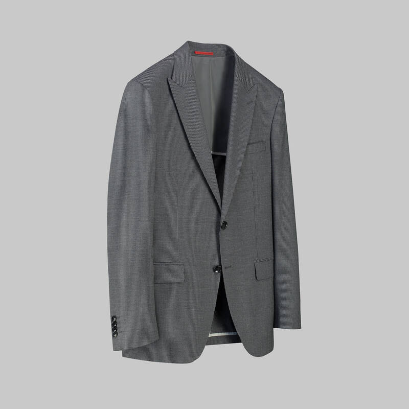 AMARA NASA RESTA YELEKLİ ÇİZGİLİ SİYAH TAKIM