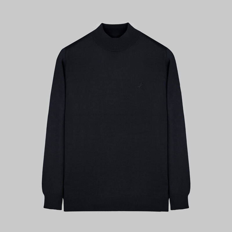 SİYAH YARIM BALIKÇI TRİKO