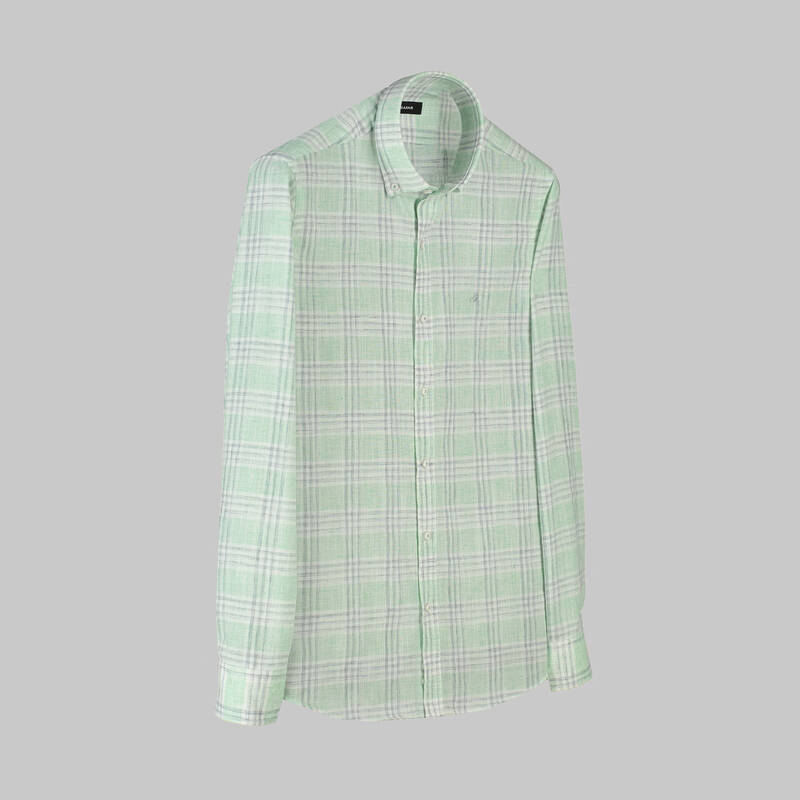 ELETA SLİM YEŞİL GÖMLEK