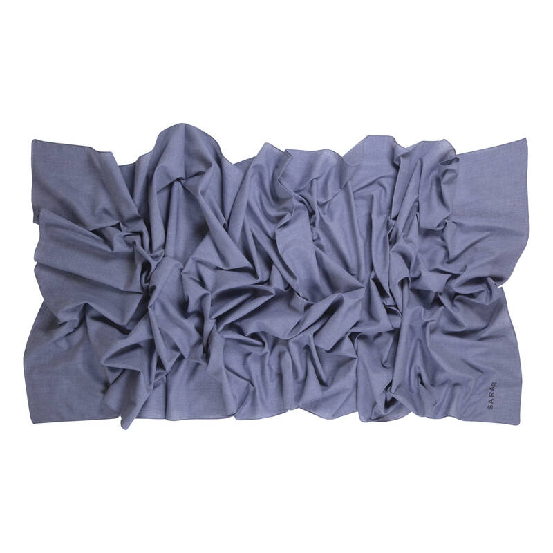 SİYAH PAMUK KETEN ŞAL