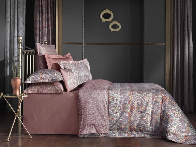 ISFAHAN SATEN ÇİFT KİŞİLİK NEVRESİM TAKIMI