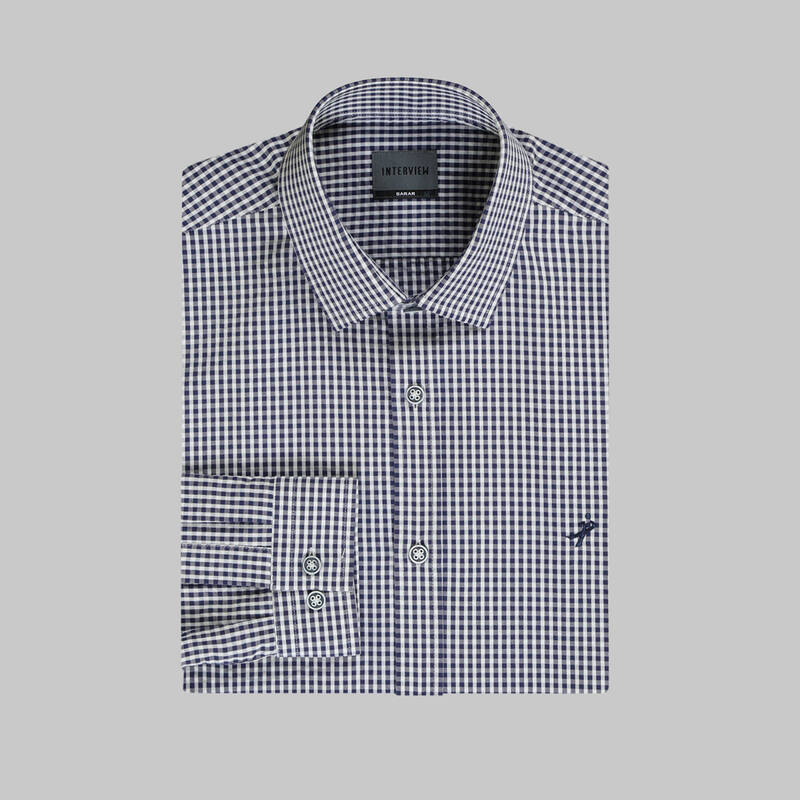 SOSA UZUN KOL SOHO LACİVERT GÖMLEK