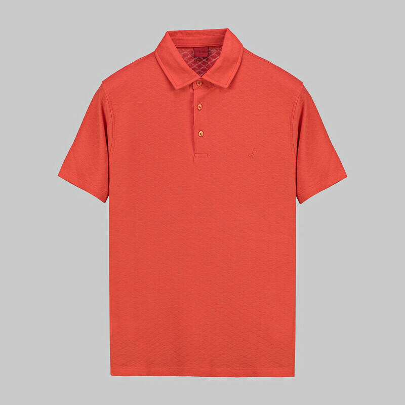 POLO YAKA PETEK DESENLİ YEŞİL TİŞÖRT