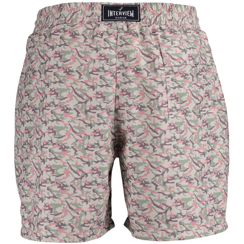 DESENLİ VILE YEŞİL DENİZ ŞORTU