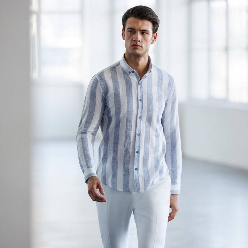 GOIAS SOHO UZUN KOL YEŞİL GÖMLEK