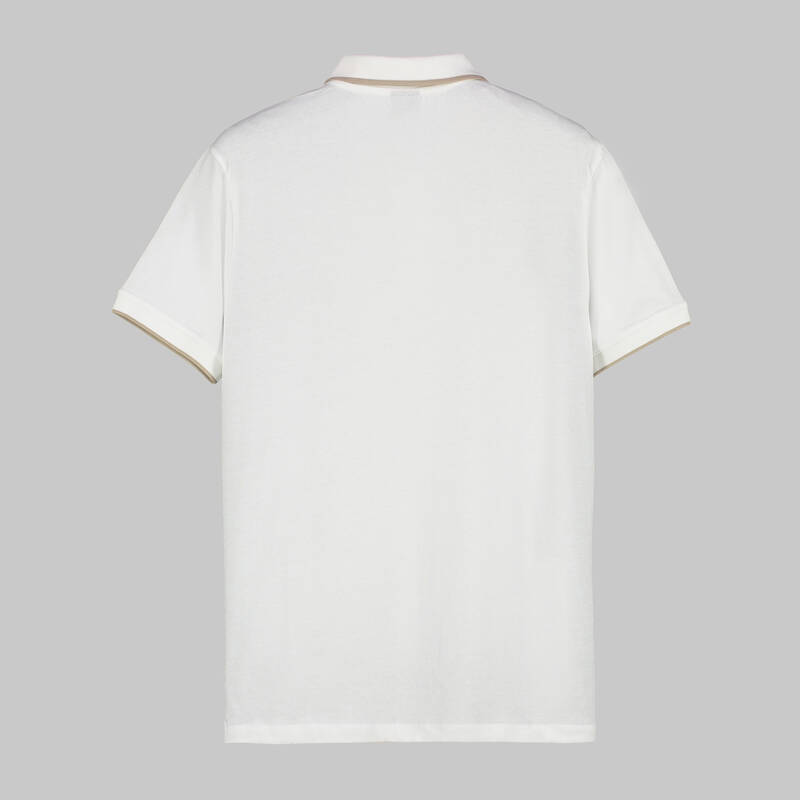 DÜĞMELİ POLO YAKA SİYAH T-SHIRT