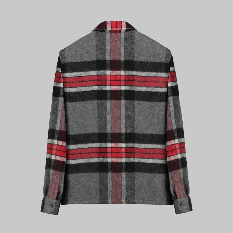 MORESCO KIRMIZI KARELİ GÖMLEK CEKET