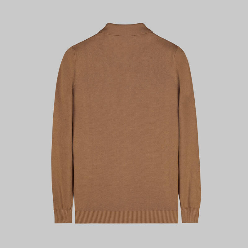 DÜĞMELİ POLO YAKA SİYAH TRİKO