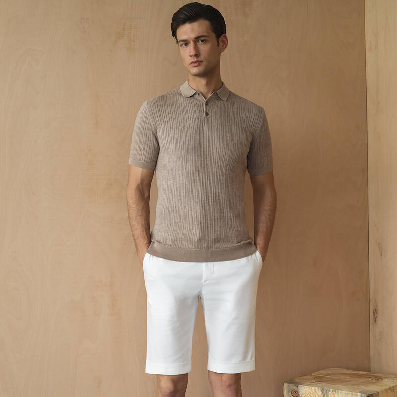 POLO YAKA KISA KOL LACİVERT TRİKO