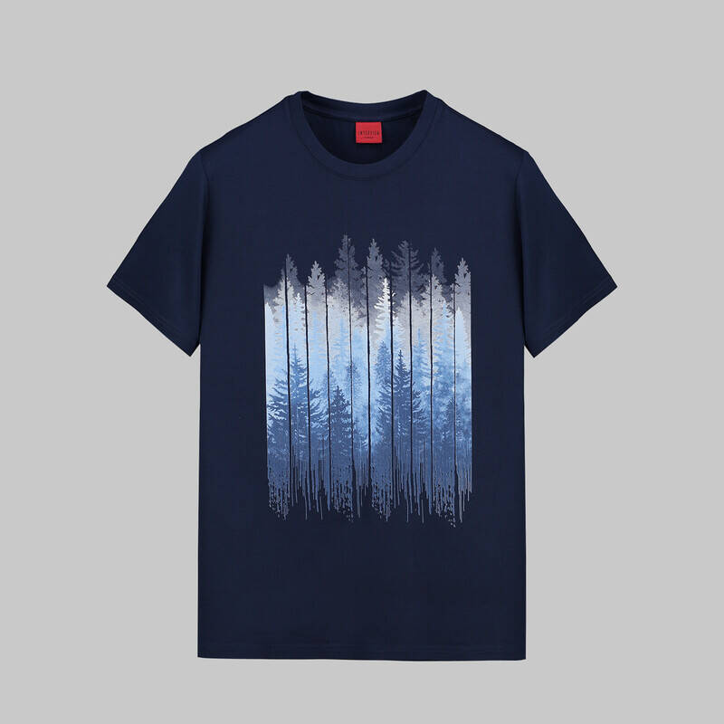 LACİVERT BİSİKLET YAKA TİŞÖRT