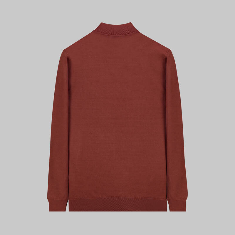 YARIM BALIKÇI YAKA SİYAH TRİKO