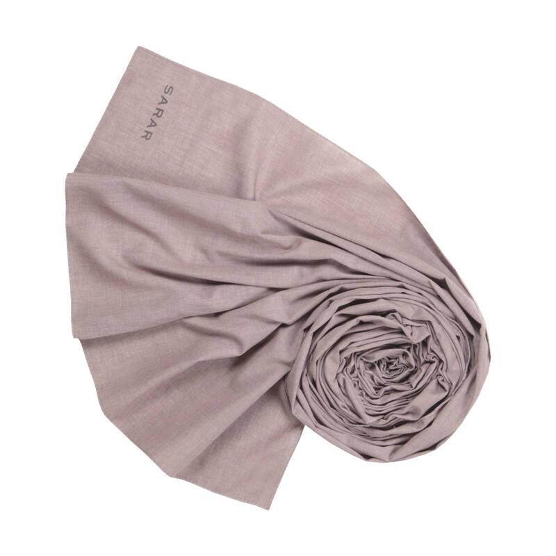 SİYAH PAMUK KETEN ŞAL