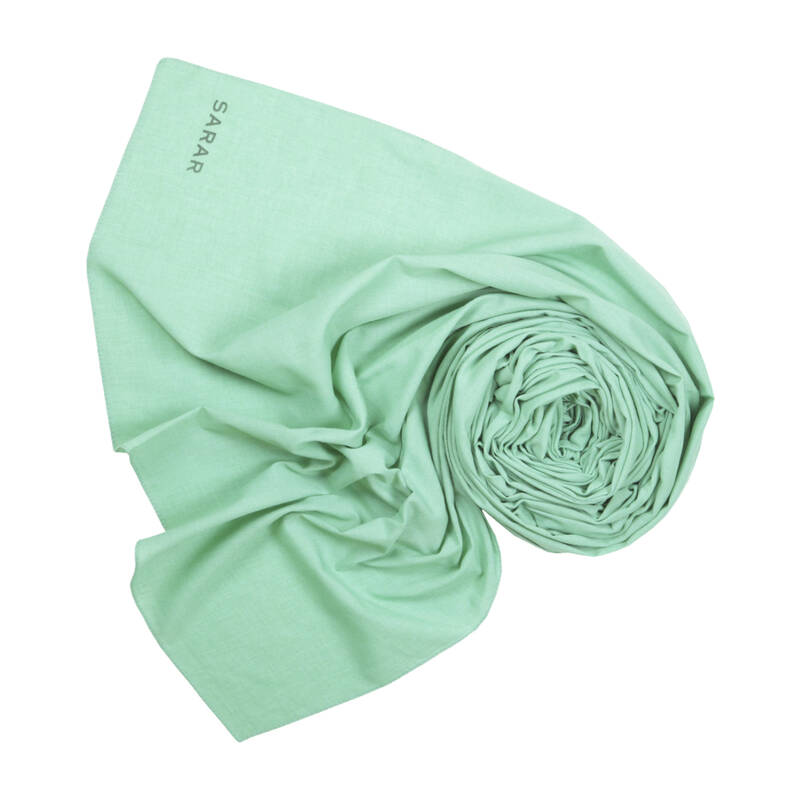 SİYAH PAMUK KETEN ŞAL