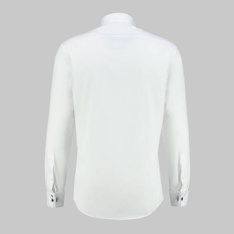 NOBILE BEYAZ SLIMEO SMOKİN GÖMLEK