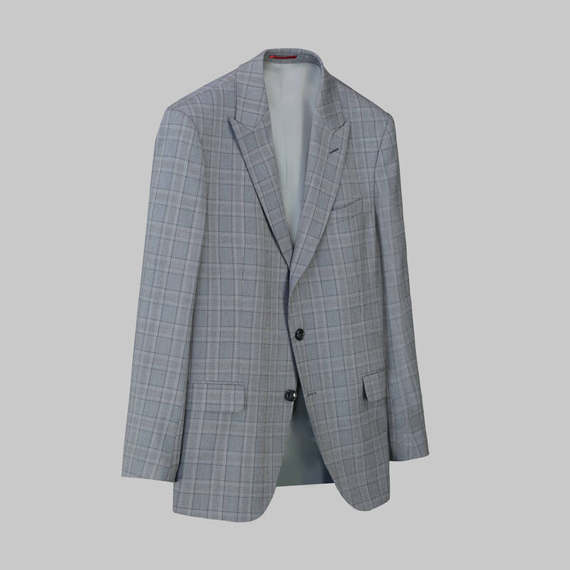 AMARA RESTA KARELİ KOYU GRİ TAKIM