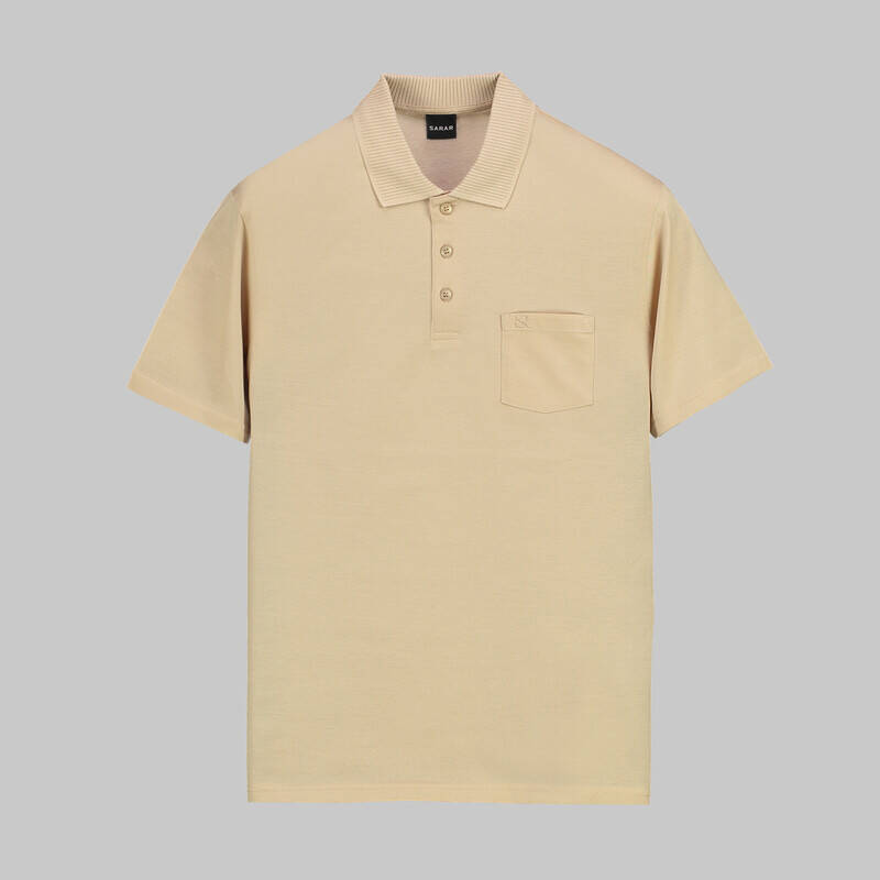 POLO YAKA CEPLİ SİYAH TİŞÖRT